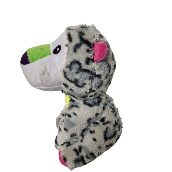 A&A Global Industries Gray Leopard Cheetah Cat Plush Stuffed Animal 8.5" - Picture 4 of 6
